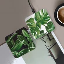 植物森林 方型 大理石無線充電器 Wireless Charger
