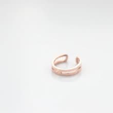 14K Double Cycle Cuff Earring 雙環耳夾耳環 耳骨夾 不褪色