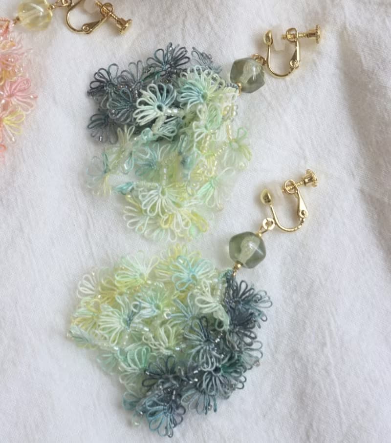 紛飛 蕾絲梭編飾品