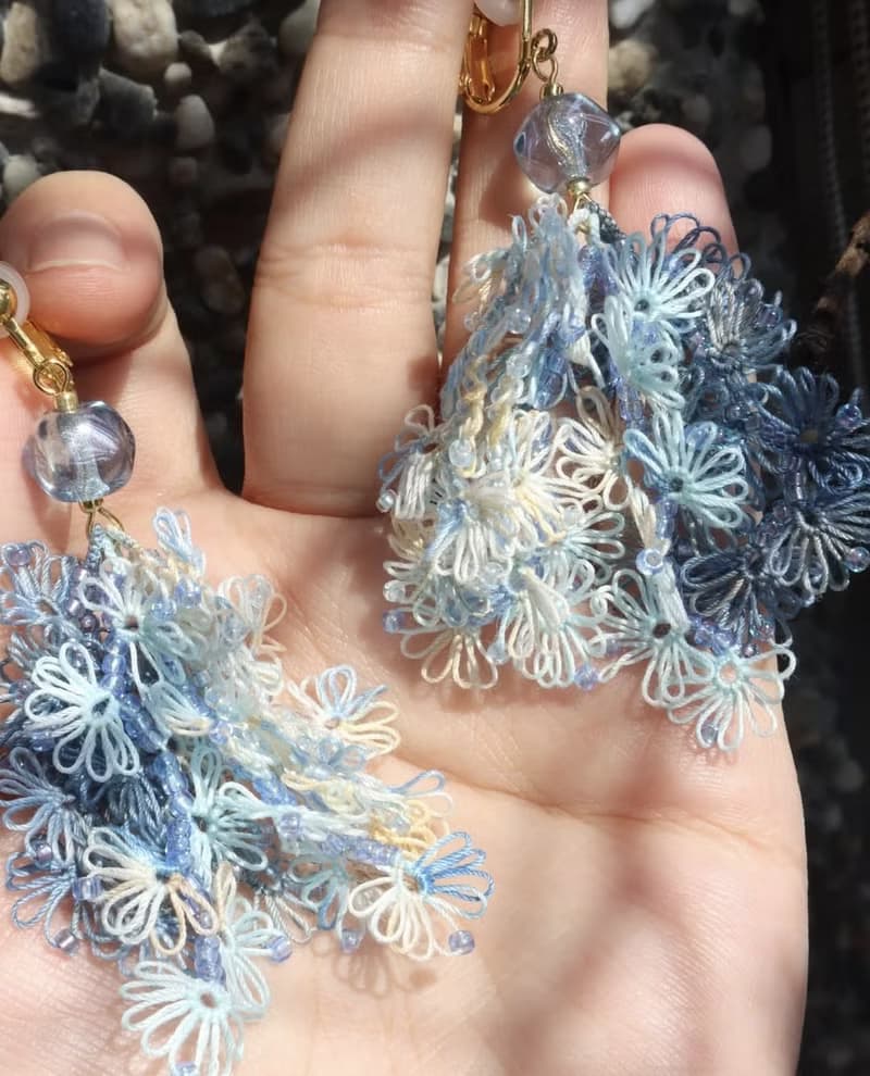 紛飛 蕾絲梭編飾品