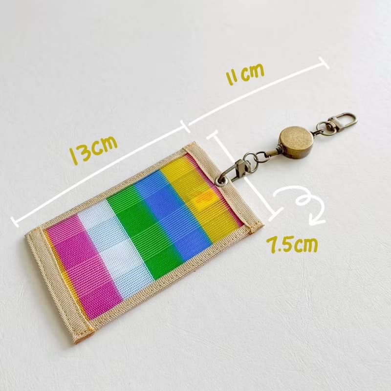 台灣LV-茄芷優遊趣-伸縮卡套(粉紅格)