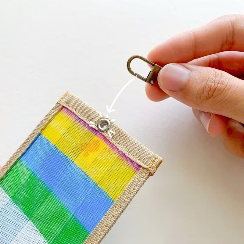 台灣LV-茄芷優遊趣-伸縮卡套(粉紅格)