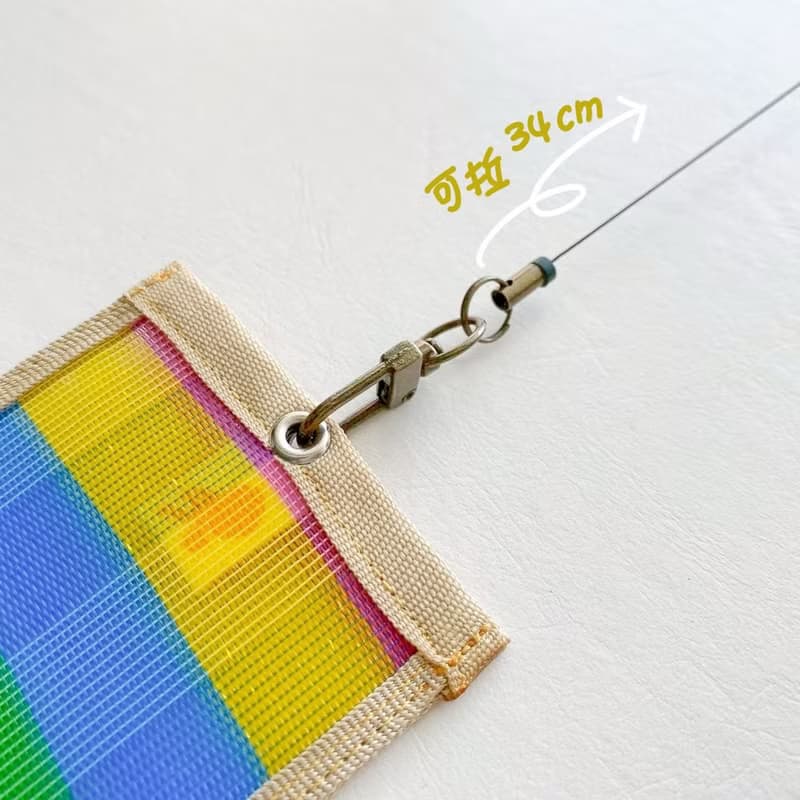 台灣LV-茄芷優遊趣-伸縮卡套(粉紅格)