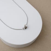 扭轉幸福。白鋼項鍊