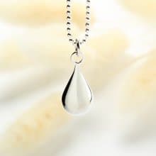 【Angel & Me】水滴 Drop Pear s925 純銀 項鍊 生日 週年 情人節