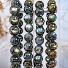 【彩拉長石】高CP絕美效應 拉長石 水晶手串手鍊/可挑款