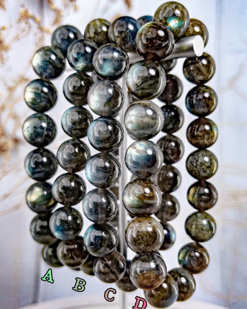 【彩拉長石】高CP絕美效應 拉長石 水晶手串手鍊/可挑款