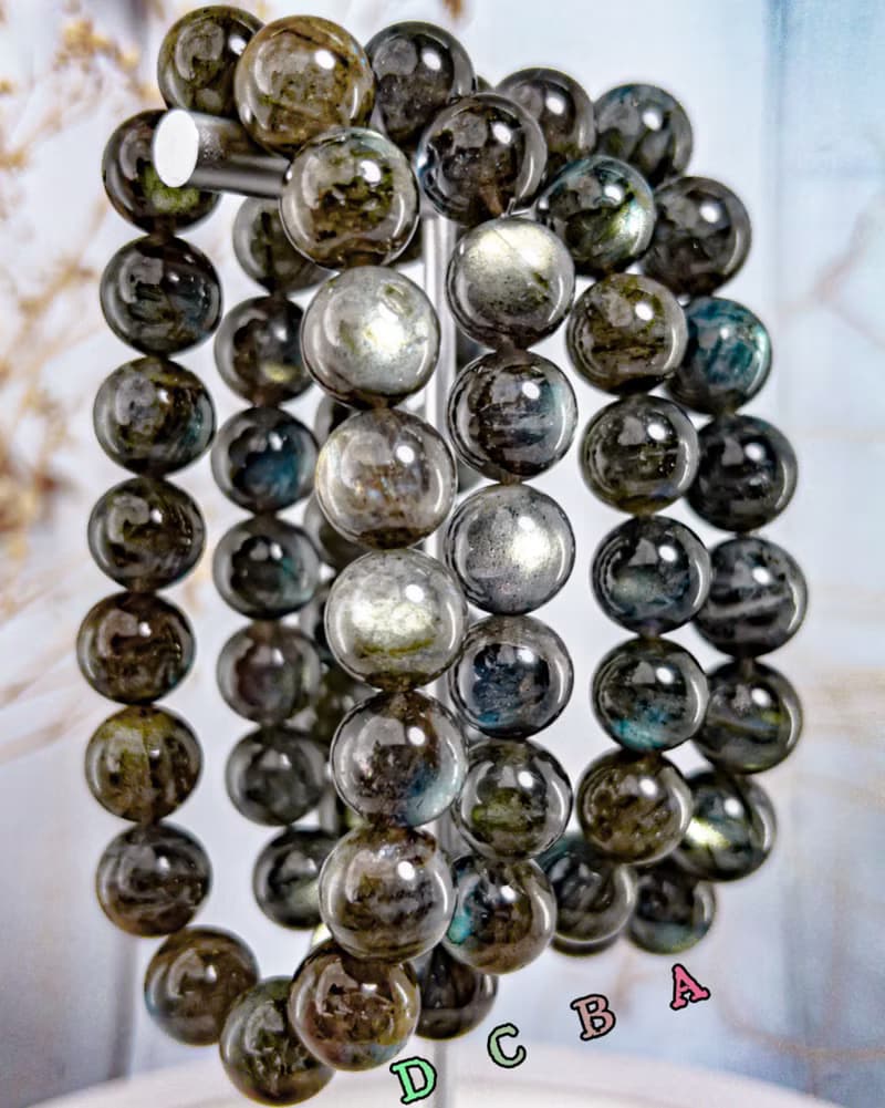 【彩拉長石】高CP絕美效應 拉長石 水晶手串手鍊/可挑款