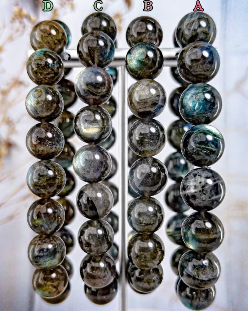 【彩拉長石】高CP絕美效應 拉長石 水晶手串手鍊/可挑款