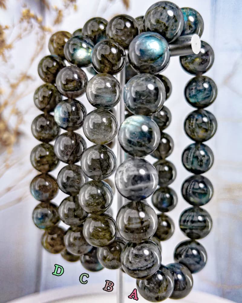 【彩拉長石】高CP絕美效應 拉長石 水晶手串手鍊/可挑款