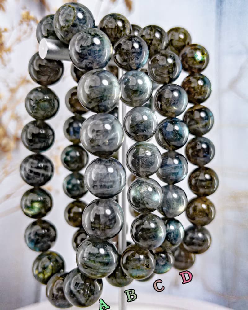 【彩拉長石】高CP絕美效應 拉長石 水晶手串手鍊/可挑款