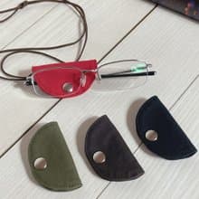 倉敷帆布　眼鏡ホルダー 　ネックレス　グラスホルダー　ネックストラップ  レッド、ブラック、チョコレートブラウン、カーキ