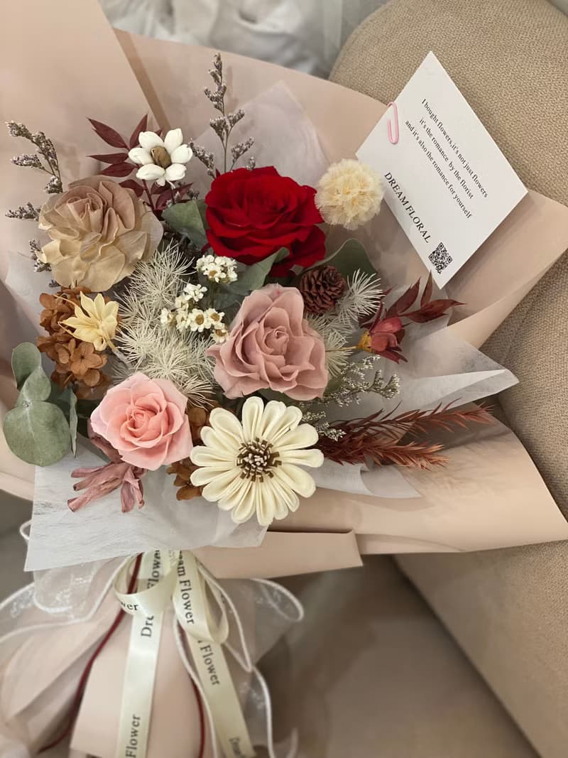 永生花乾燥花束 節日花束