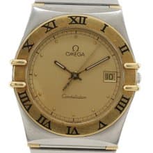 【日本直送】オメガ OMEGA コンステレーション 腕時計 cal.1438 SS クオーツ アナログ表示 ゴールド文字盤 メンズ【中古】