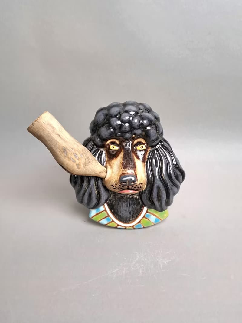 貴賓犬擴香器06(手工陶製品)