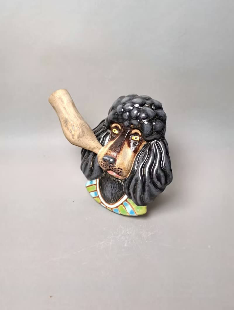 貴賓犬擴香器06(手工陶製品)