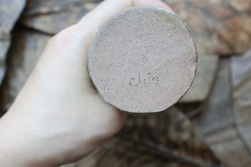 【喬遷禮物】風的皺折No5鈷綠手捏花器侘寂風雕塑擺件收藝術作品