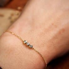 【華凜 akari】三顆鑽手鍊/現貨