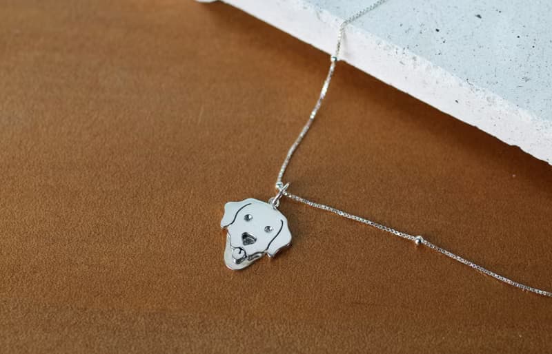 手工925純銀【拉布拉多犬項鏈 Labrador Retriever Necklace】