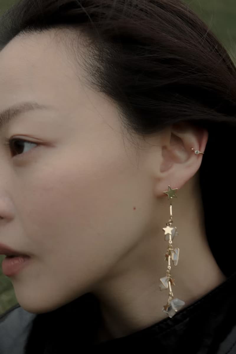 羽星耳環/耳夾可 VINGTSIX 星星耳環 樹脂 約會飾品 金耳環 星象