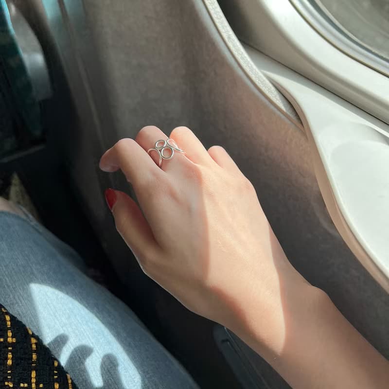 分裂的細胞 純銀戒