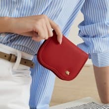Wave wallet in True red