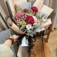 永生玫瑰【黑色莓果】求婚花束 情人節花束 母親節花束 生日花束