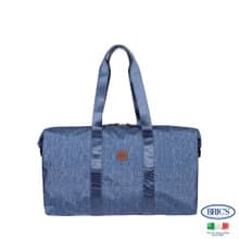 【BRIC' S】X-Bag 2合1摺疊旅行袋(大)- 水洗牛仔