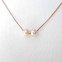 K18　チェーンネックレス　あこや真珠　 パールネックレス　あこやパール　スルーネックレス pearl necklace 珍珠項鍊 珍珠项链 진주목걸이