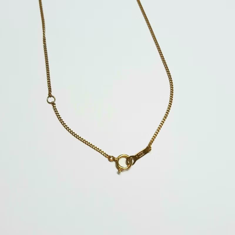 K18　チェーンネックレス　あこや真珠　 パールネックレス　あこやパール　スルーネックレス pearl necklace 珍珠項鍊 珍珠项链 진주목걸이