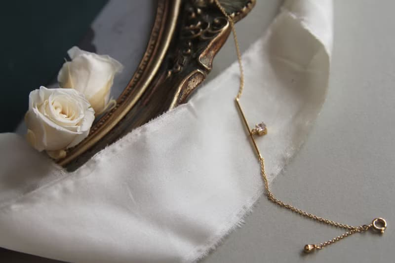 手錬 幼手鍊 鎖骨手鍊 水滴珠手鍊 鍍金超幼手鍊 迷你鋯石幼手鍊