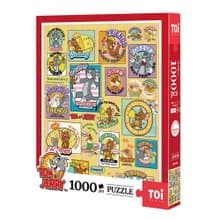 TOi圖益 美味的朋友Tom&Jerry湯姆貓與傑利鼠拼圖1000片 經典漫畫