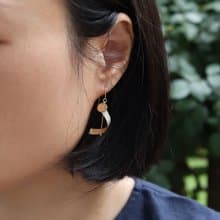 綻放的音符 - 台灣桂竹耳環 Musical Bloom - Bamboo Earring