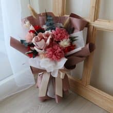 【母親節限定】康乃馨鈔票花束 永生康乃馨 母親節禮物 鈔票花束