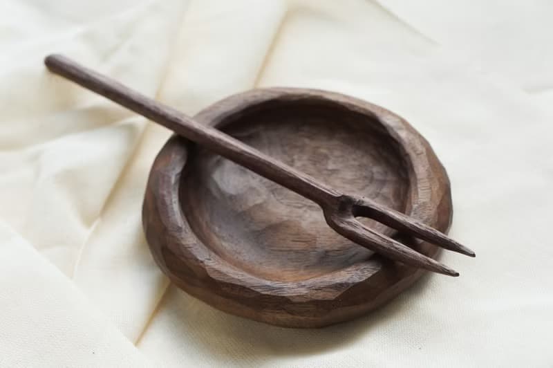 woodcarving tea fork