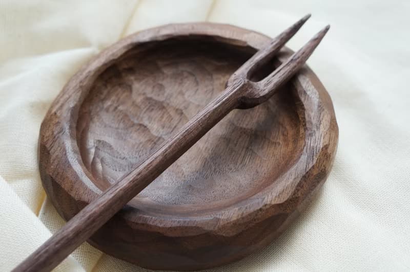 woodcarving tea fork