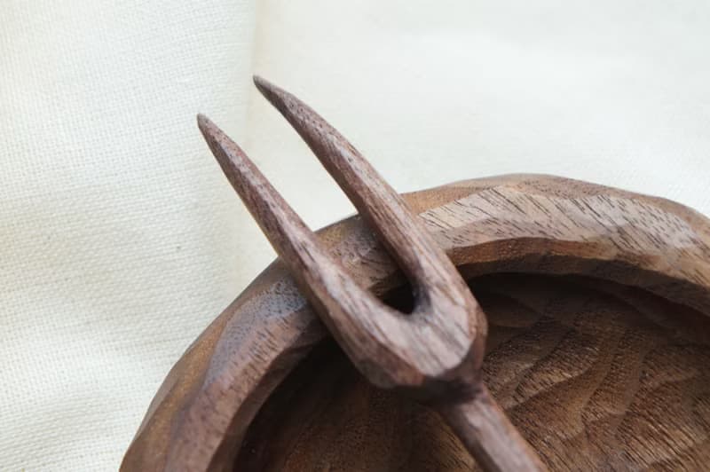 woodcarving tea fork