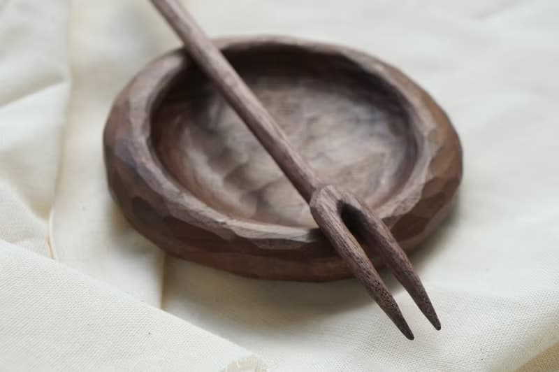 woodcarving tea fork