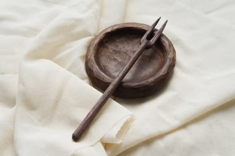 woodcarving tea fork