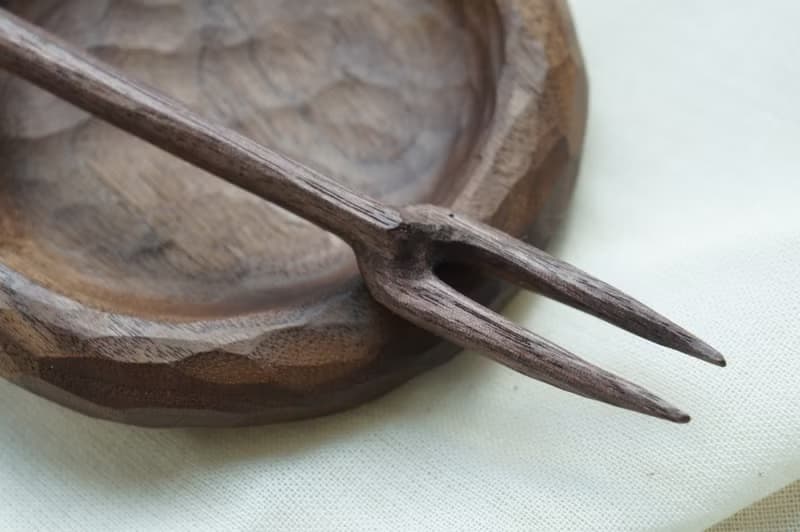 woodcarving tea fork