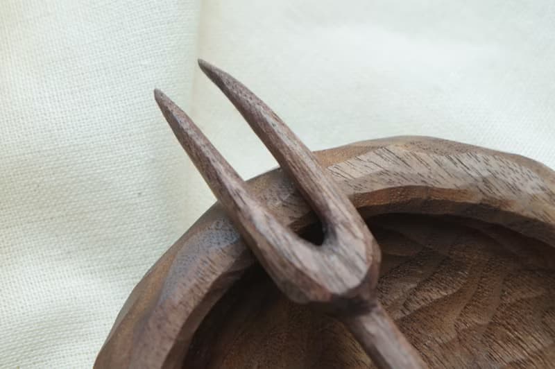woodcarving tea fork