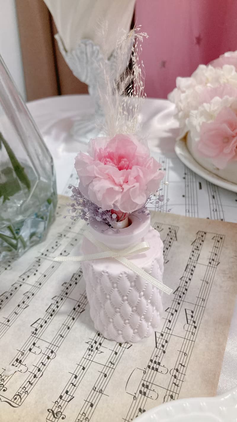 康乃馨永生花擴香石花瓶 母親節 送禮 生日 媽媽