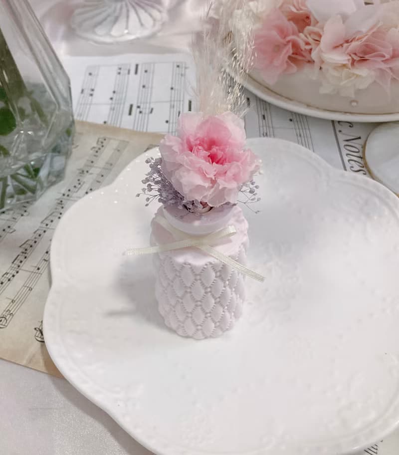 康乃馨永生花擴香石花瓶 母親節 送禮 生日 媽媽