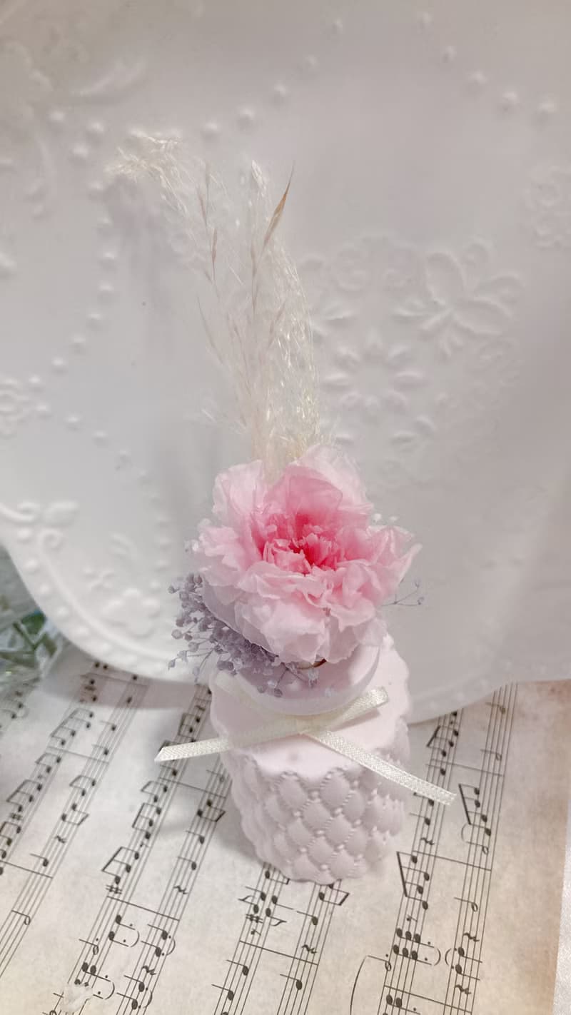 康乃馨永生花擴香石花瓶 母親節 送禮 生日 媽媽