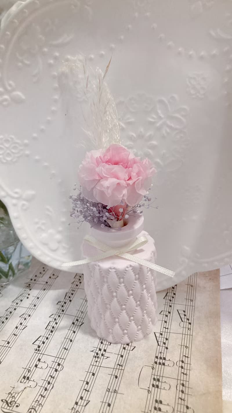 康乃馨永生花擴香石花瓶 母親節 送禮 生日 媽媽
