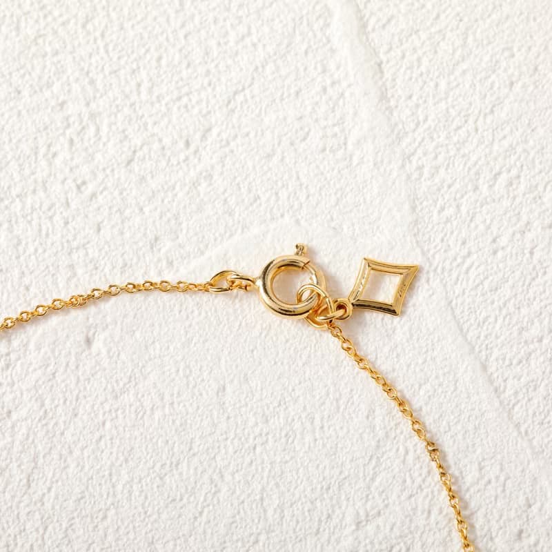 line heart bracelet GD ニッケルフリーブレスレット　大人なハートのブレスレット　ゴールド
