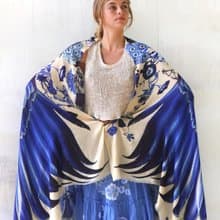 CORNFLOWER BLUE SHAWL