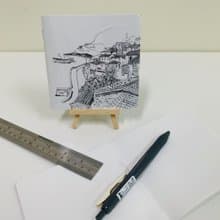 空白隨身繪圖手帳 / 封面創作者 - Rio / 馬祖芹壁村