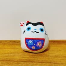 擴香石 | 緣起物系列 | 手繪犬張子招財貓