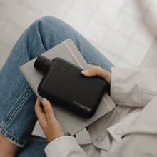 memobottle A6 500ml 不鏽鋼筆記本薄型水壺 (黑色)